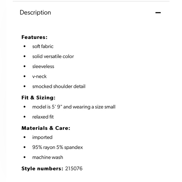 MAURICES 24/7 • V neck Tank • XSMALL - Picture 7 of 7